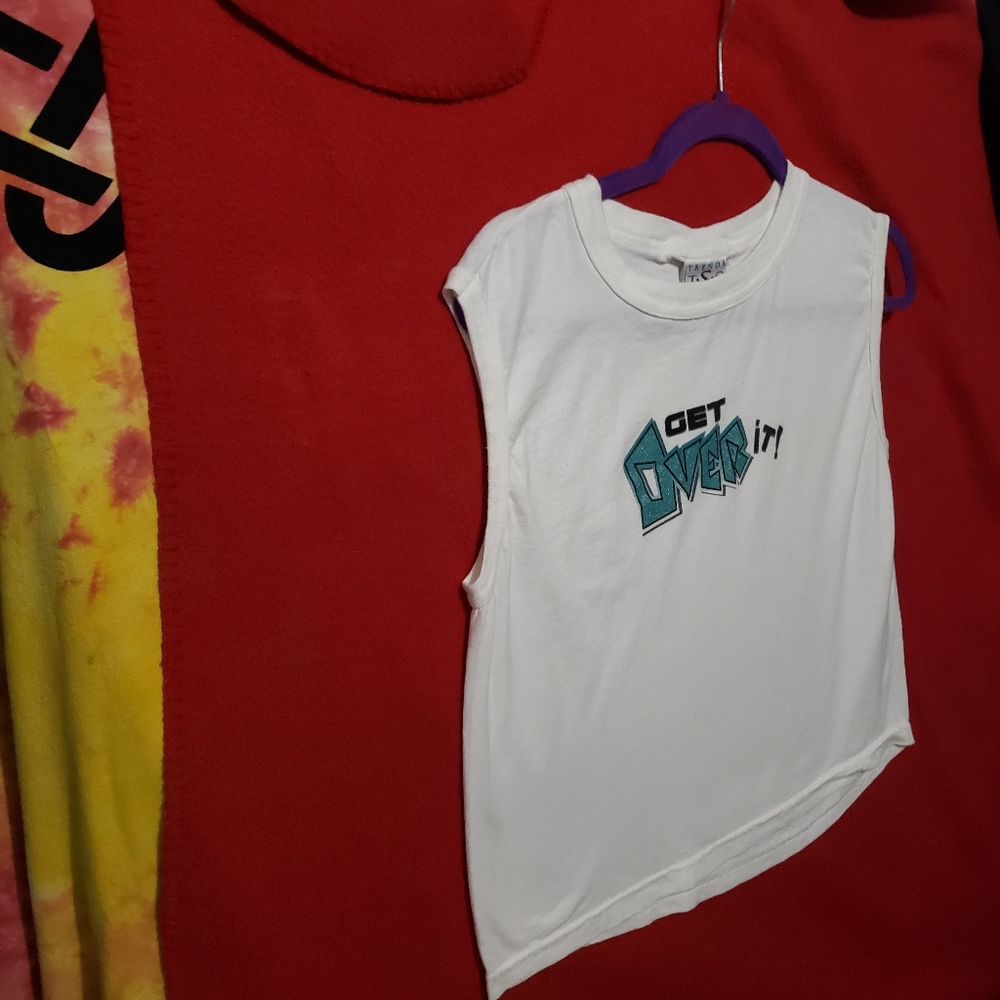 Vintage  T-S-G- Get Over It- Muscle T-Shirt-Med-excellant pre-luved condition